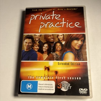 Private Practice : Season 1 (Extended Edition, DVD, 2007) Region 4 NEW