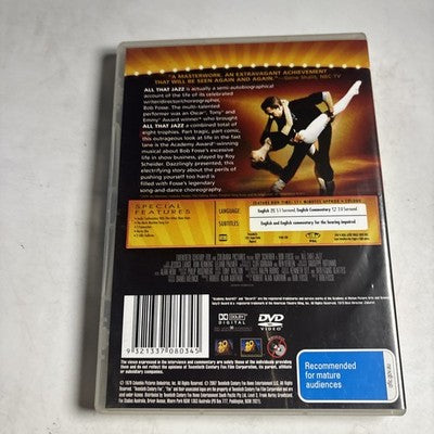 All That Jazz (Special Music Edition, DVD, 1979) Jessica Lange, Region 4