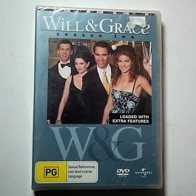 Will & Grace : Season 1 (DVD, 2000) Region 4 *New Sealed*