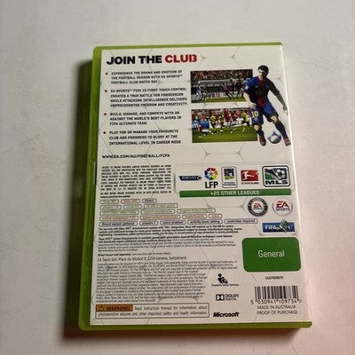FIFA 13 Microsoft Xbox 360 Game PAL