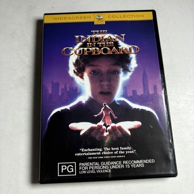 The Indian in the Cupboard (DVD, 1995) Richard Jenkins, Rish Bhat, Region 4