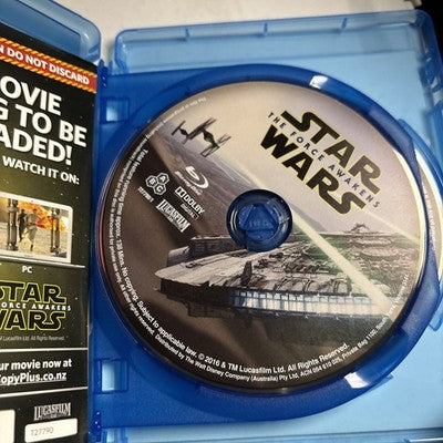 Star Wars - The Force Awakens (Blu-ray, 2015) All Regions