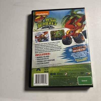 Blaze and the Monster Machines - Wild Wheels Escape to Animal Island (DVD, 2018)