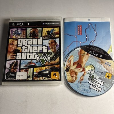 Grand Theft Auto V (PlayStation 3, 2013) PS3
