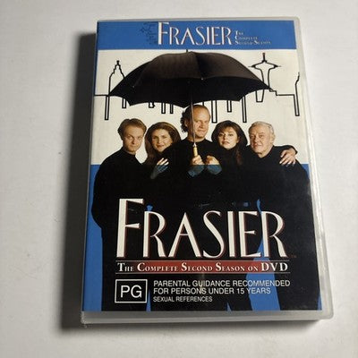 Frasier - Season 2 (DVD, 1995) Kelsey Grammer Region 4
