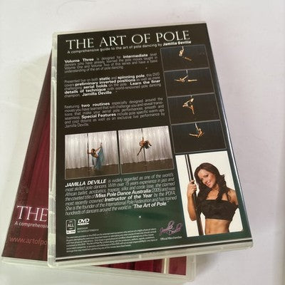 The Art Of Pole By Jamilla Deville Vol 1 2 3 (DVD) All Regions
