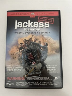 Jackass The Movie (DVD, 2002) Region 4