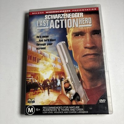 Last Action Hero (DVD, 1993) Arnold Schwarzenegger Region 4 NEW