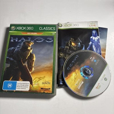 Halo 3 Xbox 360 Classics W/ Manual PAL Microsoft