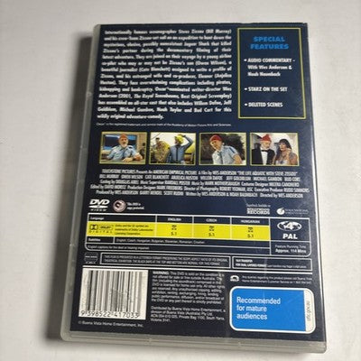The Life Aquatic (DVD, 2004) Bill Murray Region 4
