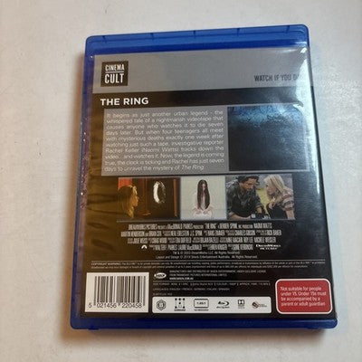 The Ring (Blu-ray, 2002) Naomi Watts Region B