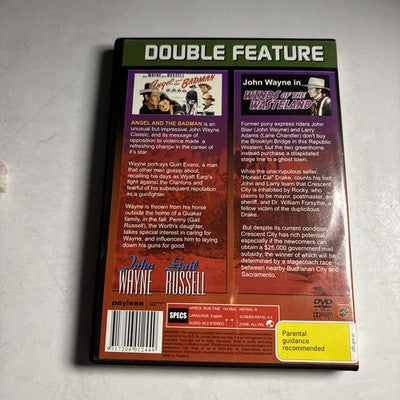 Angel And The Badman / Winds Of The Wasteland (DVD) John Wayne All Regions NEW