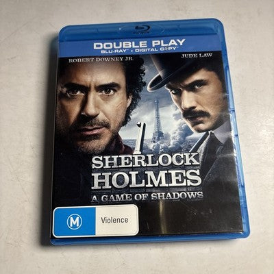 Sherlock Holmes - A Game of Shadows (Blu-ray, 2012) Robert Downey Jr Region B