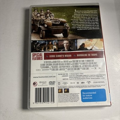 The Monuments Men (DVD, 2014) George Clooney, Matt Damon Region 4 NEW