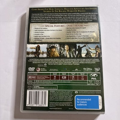 Pirates of the Caribbean - Dead Man's Chest (DVD, 2006) Region 4