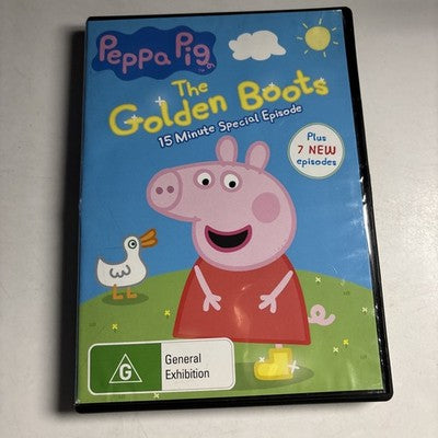Peppa Pig - The Golden Boots (DVD, 2015) Region 4