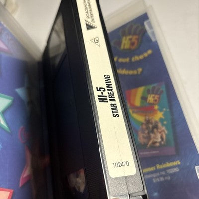 Hi-5 Star Dreaming VHS Video Australian Release Kids Original Cast Members PAL