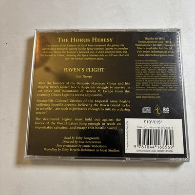 The Horus Heresy: Raven's Flight By Gav Thorpe (Audio CD, 2010)