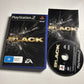 Black PS2 Sony Playstation 2 PAL Manual
