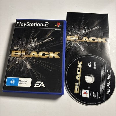 Black PS2 Sony Playstation 2 PAL Manual
