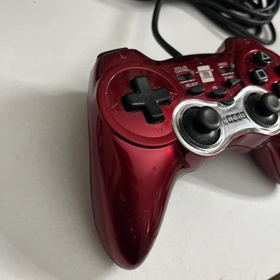 Hori Sony PS3 Horipad 3 Turbo PlayStation 3 Controller Red Rapid Fire Function