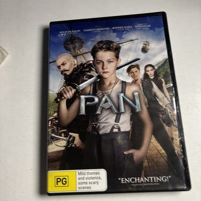 Pan (DVD, 2015) Hugh Jackman, Garrett Hedlund, Amanda Seyfried Region 4