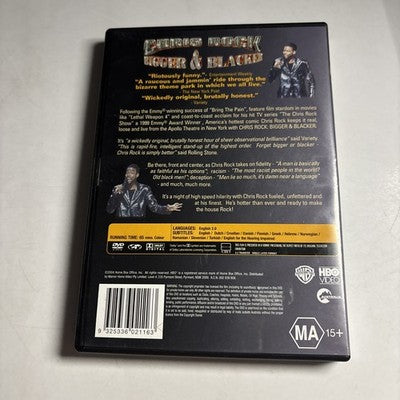 Chris Rock - Bigger & Blacker (DVD, 1999) Region 4