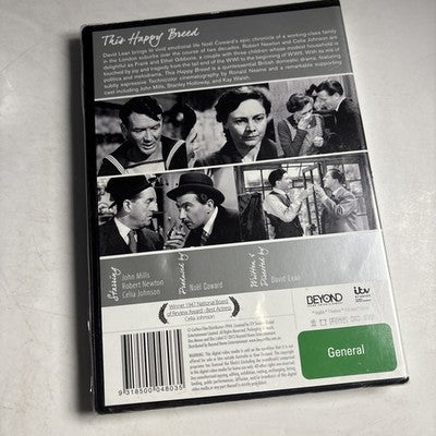 This Happy Breed (DVD, 1944) Celia Johnson, John Mills Region 4 *New Sealed*