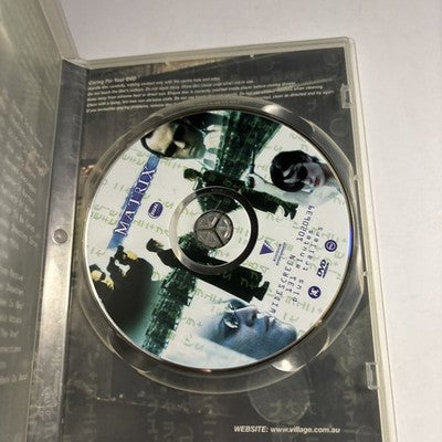 The Matrix (DVD, 1999) Keanu Reeves, Laurence Fishburne,  Region 4