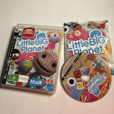 LittleBigPlanet (Sony PlayStation 3, 2008) - Includes Manual