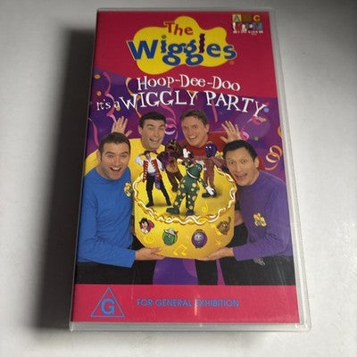 The Wiggles Hoop-Dee-Doo It’s A Wiggly Party VHS 2001 PAL