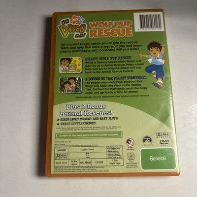 Go Diego Go! - Wolf Pup Rescue (DVD, 2005) Region 4