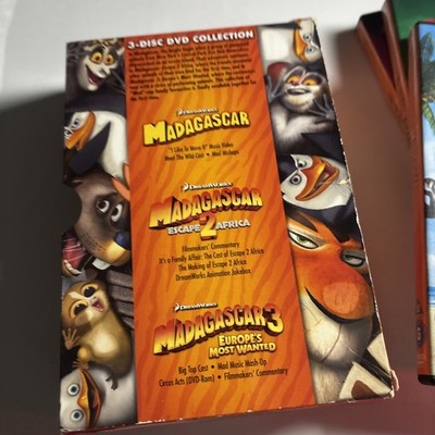 Madagascar - The Complete Collection (DVD, 3-Disc) Region 2
