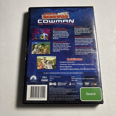 Back at the Barnyard - Cowman : the Uddered Avenger (DVD, 2009) Region 4