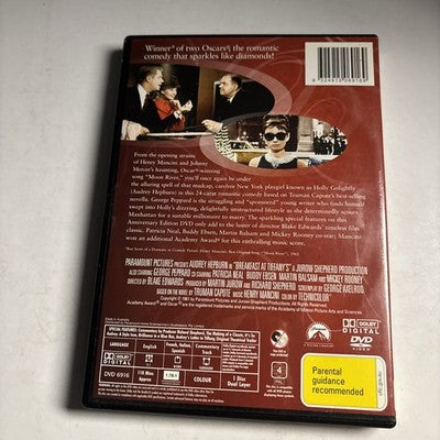 Breakfast at Tiffany's (Anniversary Edition, DVD, 1961) Region 4 NEW