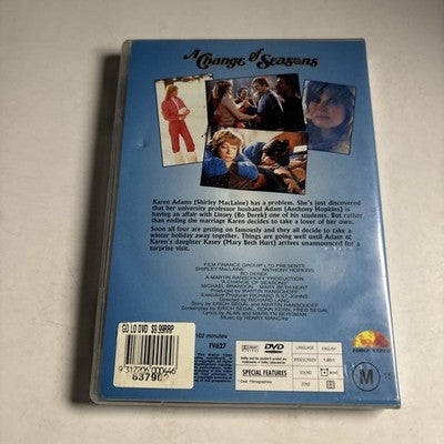 A Change of Seasons (DVD, 1980) Comedy, Drama Actor	Anthony Hopkins, Region 4