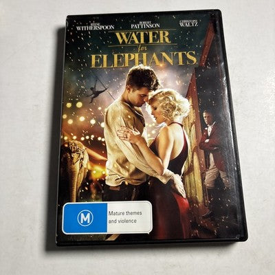 Water for Elephants (DVD, 2011) Reese Witherspoon, Christopher Waltz Region 4