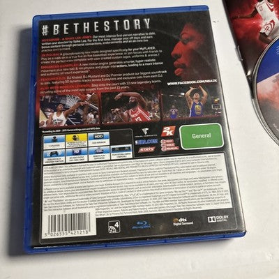 NBA 2k16 Sony PlayStation 4 PS4 Game Complete With Manual