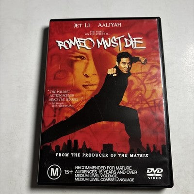Romeo Must Die (DVD, 2000) Jet Li, Aaliyah Region 4