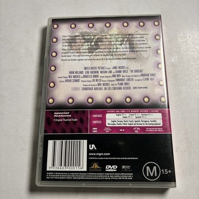 The Birdcage (DVD, 1996) Robin Williams, Gene Hackman Region 4 NEW