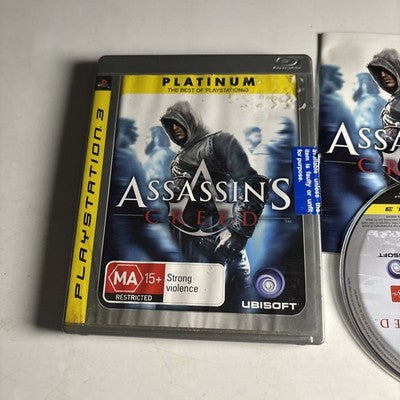 Assassins Creed PS3 Sony Playstation 3 Complete With Manual