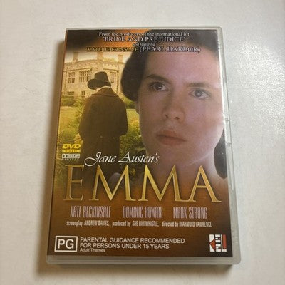 Emma (DVD, 1996) Kate Beckinsale, Mark Strong, Dominic Rowan Region 4 NEW