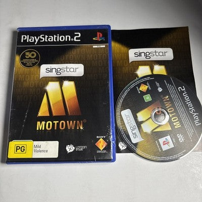 Singstar Motown Sony PlayStation 2 PS2 - Complete With Manual PAL