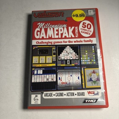 Millennium Gamepak Platinum - 50 Complete Games PC CDROM