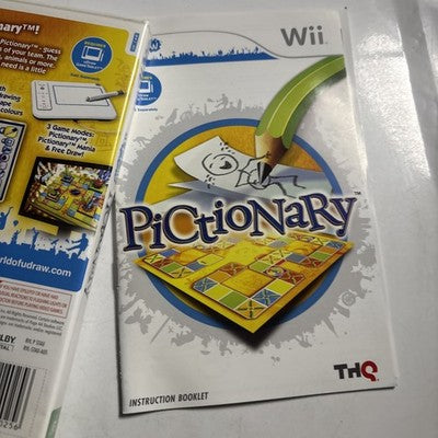 uDraw Pictionary Nintendo Wii Manual PAL