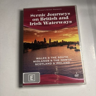 Scenic Journeys On British & Irish Waterways DVD All Regions *New Sealed*