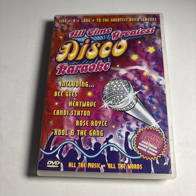 Karaoke - All Time Greatest Disco Karaoke (DVD) All Regions