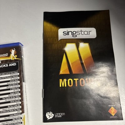 Singstar Motown Sony PlayStation 2 PS2 - Complete With Manual PAL