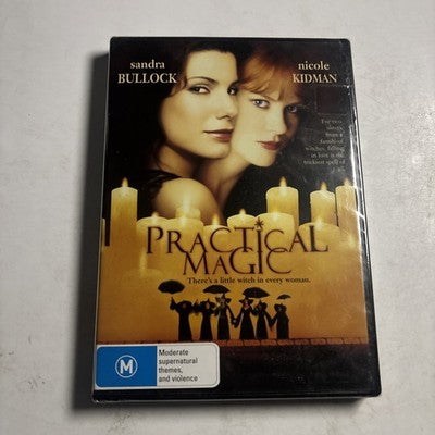 Practical Magic (DVD, 1998) Nicole Kidman, Sandra Bullock Region 4 *New Sealed*