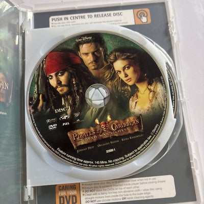 Pirates of the Caribbean - Dead Man's Chest (DVD, 2006) Region 4